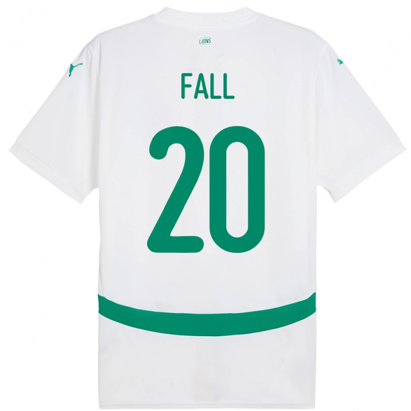 DanxenキッズセネガルKorka Fall#20白ホームシャツ24-26ジャージーユニフォーム