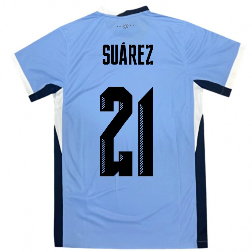 DanxenキッズウルグアイPablo Suárez#21白黒ホームシャツ24-26ジャージーユニフォーム