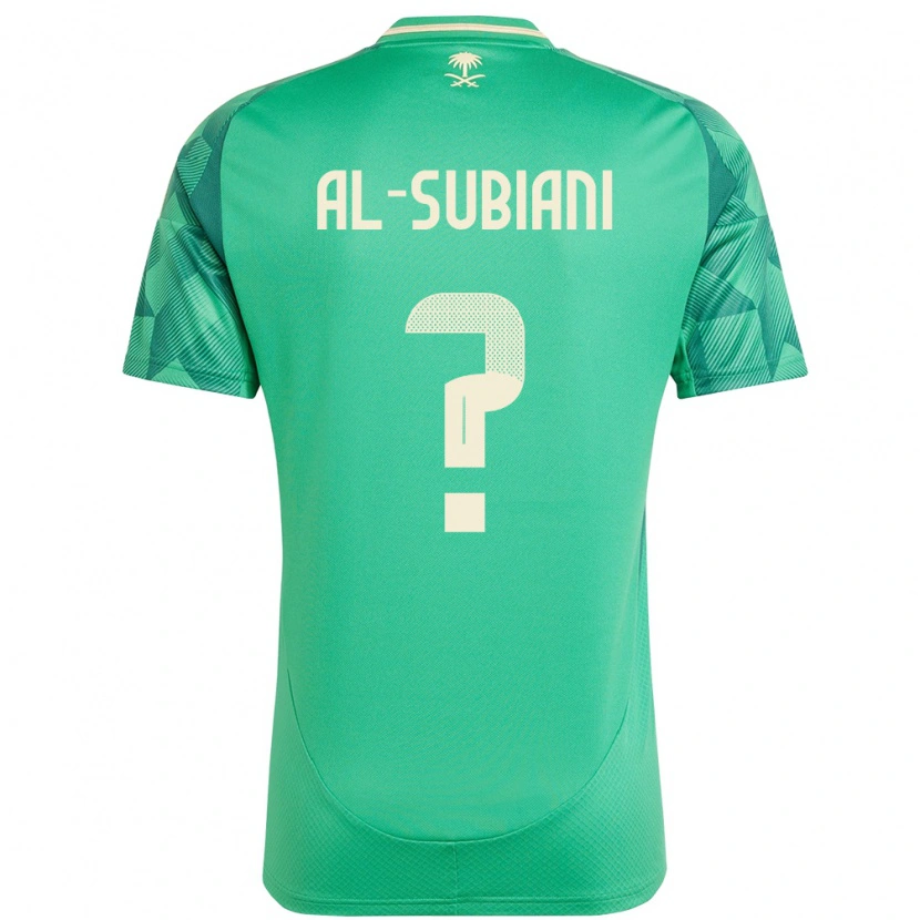 DanxenキッズサウジアラビアFaisal Al-Subiani#0緑ホームシャツ24-26ジャージーユニフォーム