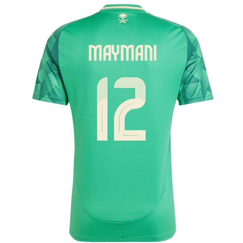 DanxenキッズサウジアラビアAmmar Maymani#12緑ホームシャツ24-26ジャージーユニフォーム
