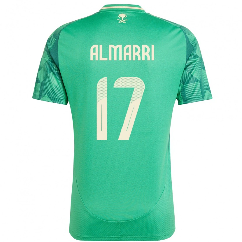 DanxenキッズサウジアラビアMohammed Almarri#17緑ホームシャツ24-26ジャージーユニフォーム