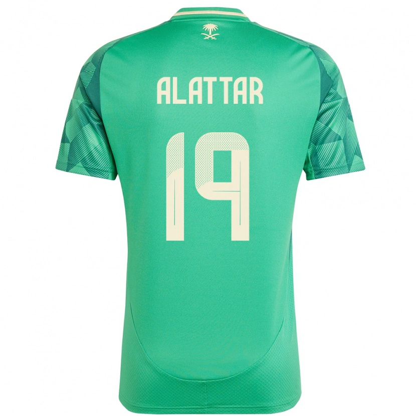DanxenキッズサウジアラビアRamiz Alattar#19緑ホームシャツ24-26ジャージーユニフォーム