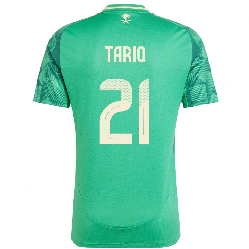 DanxenキッズサウジアラビアJuri Tariq#21緑ホームシャツ24-26ジャージーユニフォーム