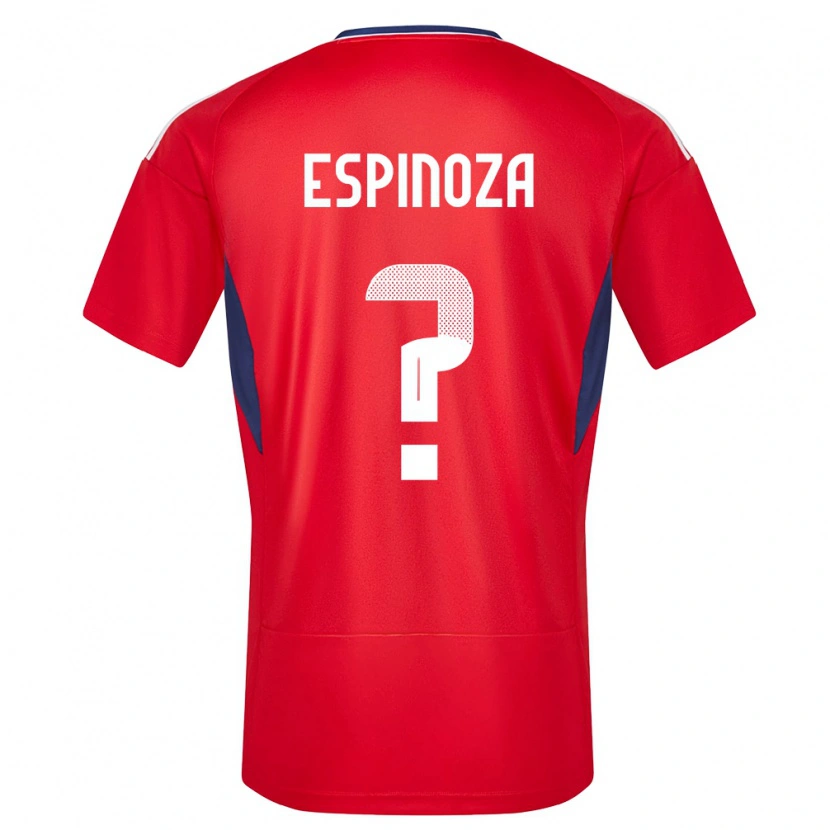 DanxenキッズコスタリカAdrián Espinoza#0赤ホームシャツ24-26ジャージーユニフォーム