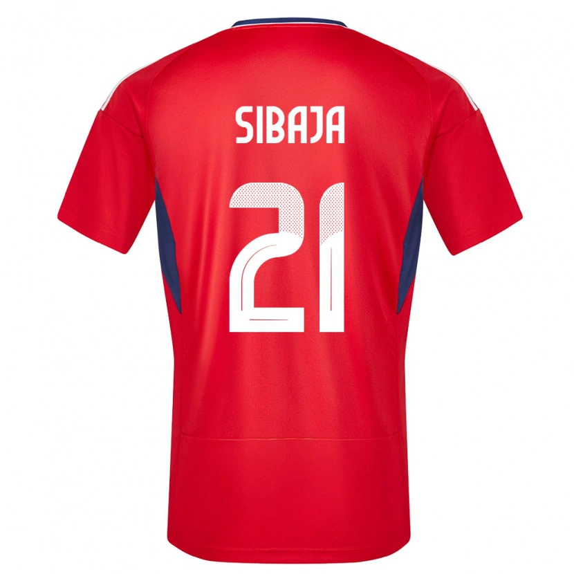 DanxenキッズコスタリカGabriel Sibaja#21赤ホームシャツ24-26ジャージーユニフォーム