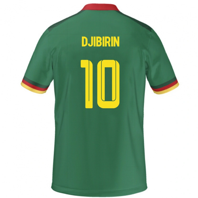 DanxenキッズカメルーンHarouna Djibirin#10緑ホームシャツ24-26ジャージーユニフォーム
