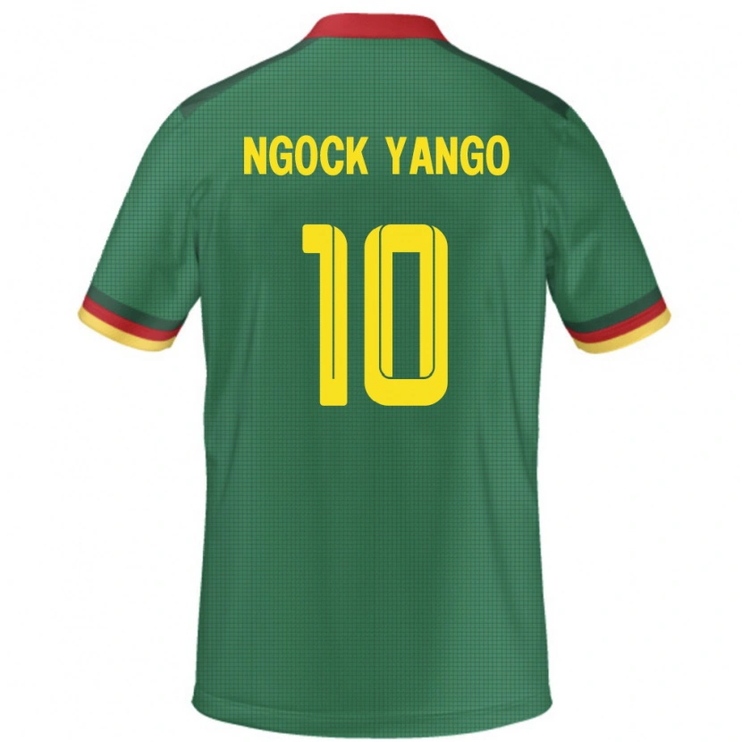 DanxenキッズカメルーンGrace Ngock Yango#10緑ホームシャツ24-26ジャージーユニフォーム