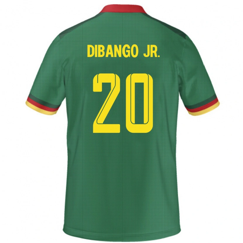 DanxenキッズカメルーンYvan Dibango#20緑ホームシャツ24-26ジャージーユニフォーム