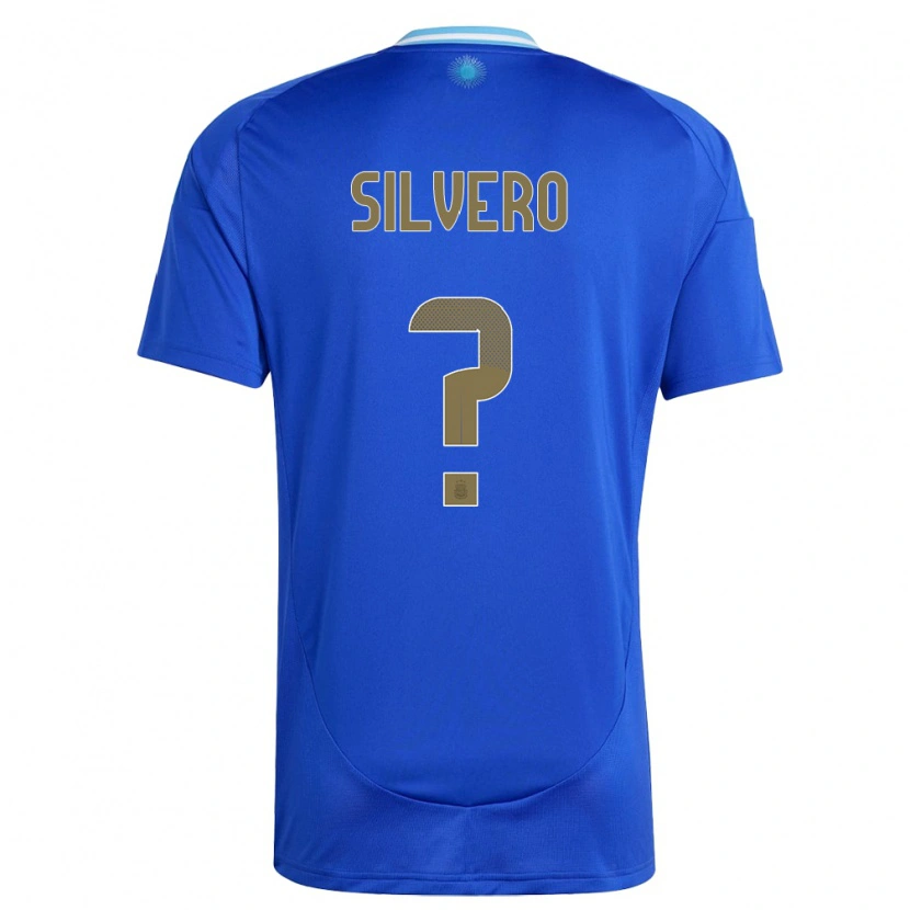 DanxenキッズアルゼンチンThiago Silvero#0青アウェイシャツ24-26ジャージーユニフォーム