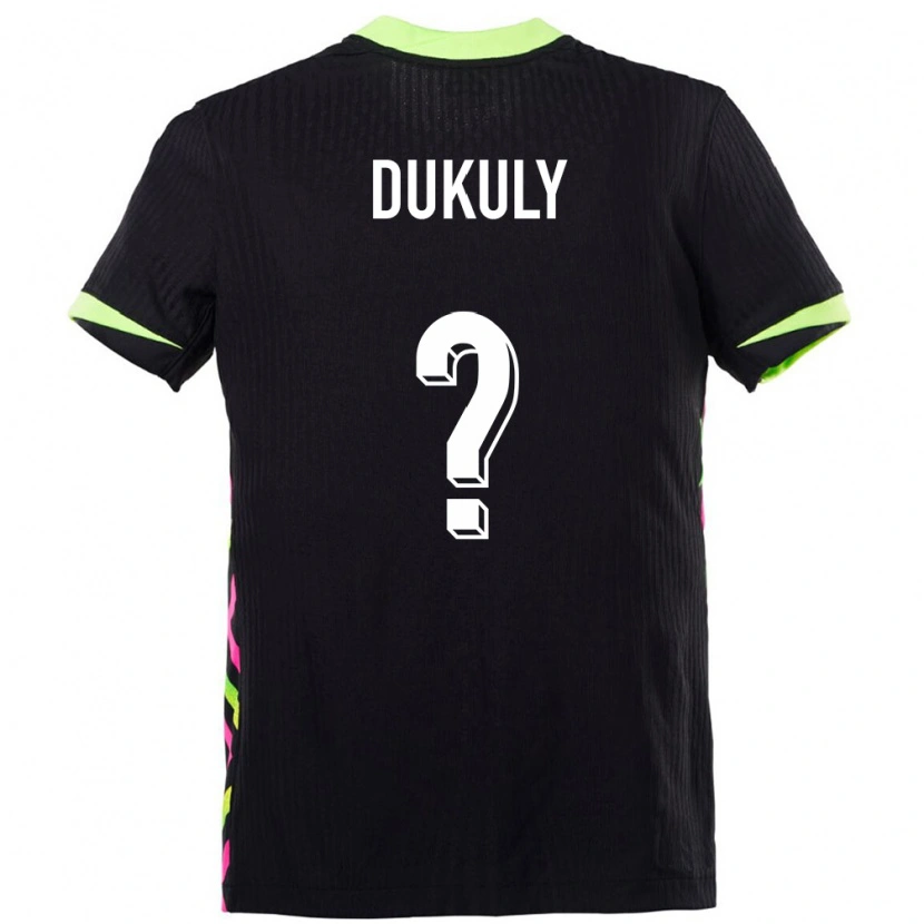 DanxenキッズオーストラリアYaya Dukuly#0ダークブルーアウェイシャツ24-26ジャージーユニフォーム
