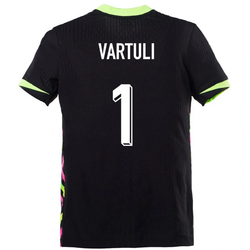 DanxenキッズオーストラリアMax Vartuli#1ダークブルーアウェイシャツ24-26ジャージーユニフォーム