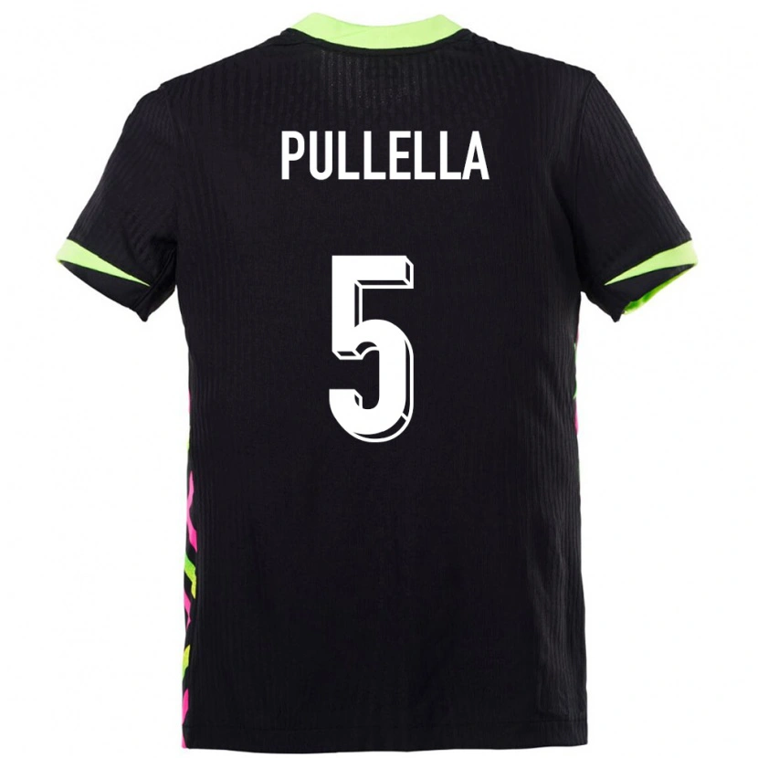 DanxenキッズオーストラリアChristian Pullella#5ダークブルーアウェイシャツ24-26ジャージーユニフォーム