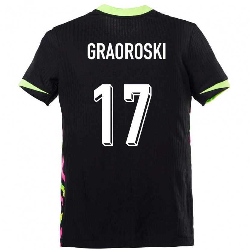 DanxenキッズオーストラリアJordan Graoroski#17ダークブルーアウェイシャツ24-26ジャージーユニフォーム
