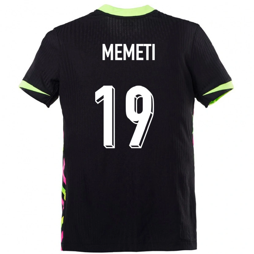 DanxenキッズオーストラリアMedin Memeti#19ダークブルーアウェイシャツ24-26ジャージーユニフォーム