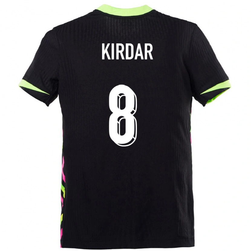 DanxenキッズオーストラリアBirkan Kirdar#8ダークブルーアウェイシャツ24-26ジャージーユニフォーム