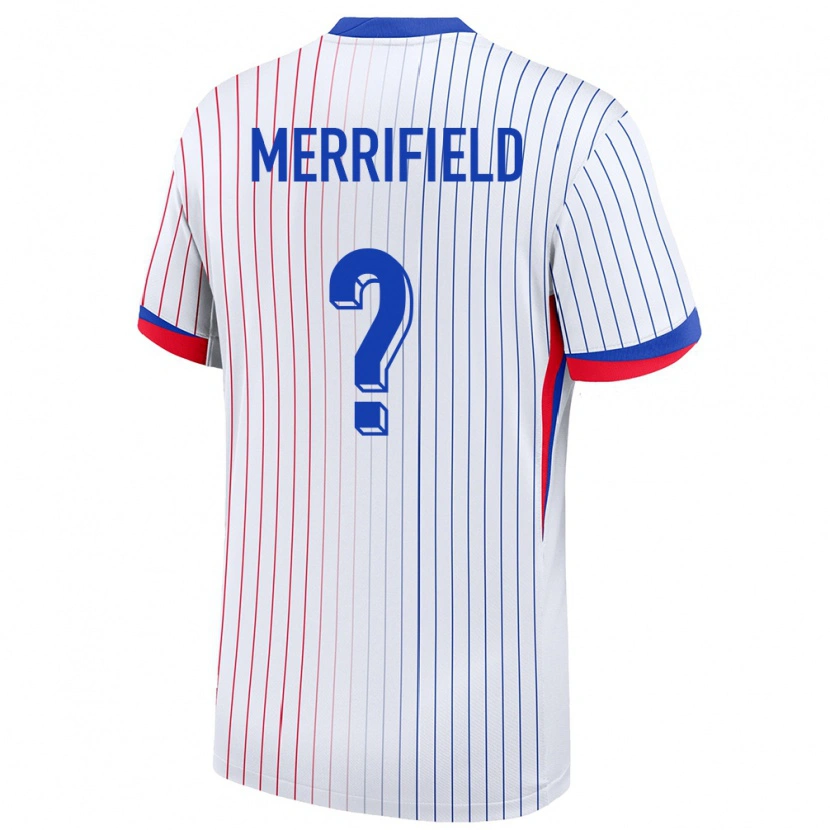 DanxenキッズフランスLoan Merrifield#0白アウェイシャツ24-26ジャージーユニフォーム