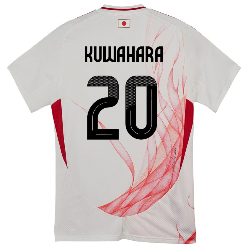 Danxenキッズ日本桒原陸人#20ホワイトアウェイシャツ24-26ジャージーユニフォーム