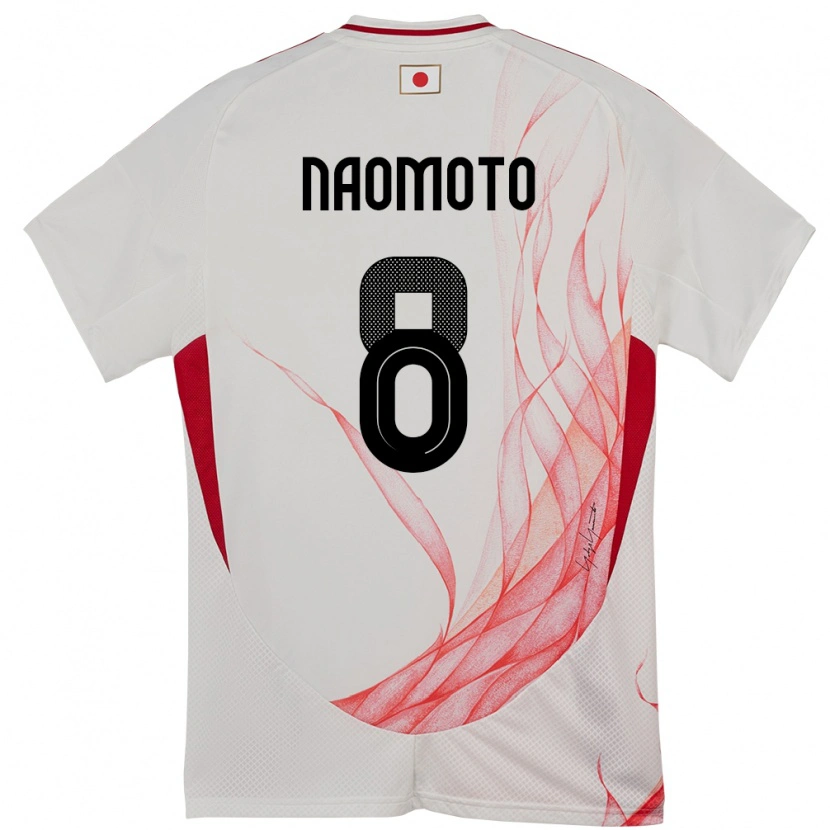 Danxenキッズ日本猶本光#8ホワイトアウェイシャツ24-26ジャージーユニフォーム
