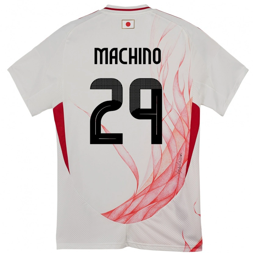Danxenキッズ日本町野修斗#29ホワイトアウェイシャツ24-26ジャージーユニフォーム