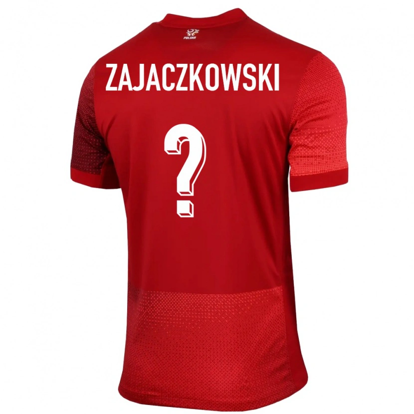DanxenキッズポーランドLukasz Zajaczkowski#0赤アウェイシャツ24-26ジャージーユニフォーム