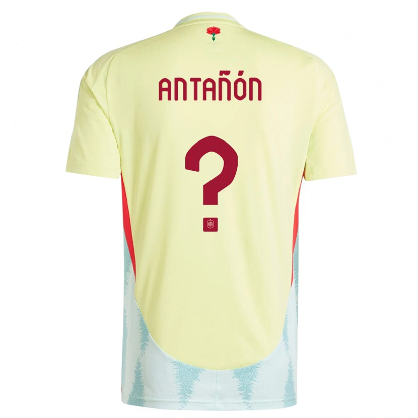 DanxenキッズスペインAndrés Antañón#0黄アウェイシャツ24-26ジャージーユニフォーム