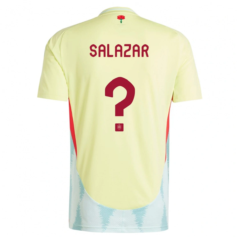 DanxenキッズスペインLeo Salazar#0黄アウェイシャツ24-26ジャージーユニフォーム