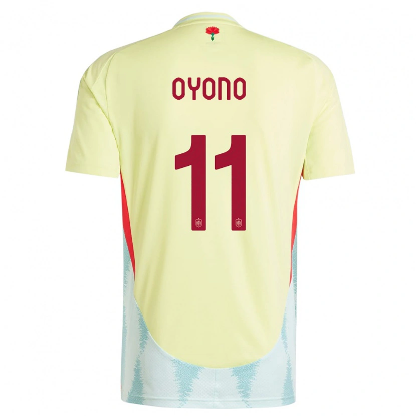 DanxenキッズスペインIgor Oyono#11黄アウェイシャツ24-26ジャージーユニフォーム