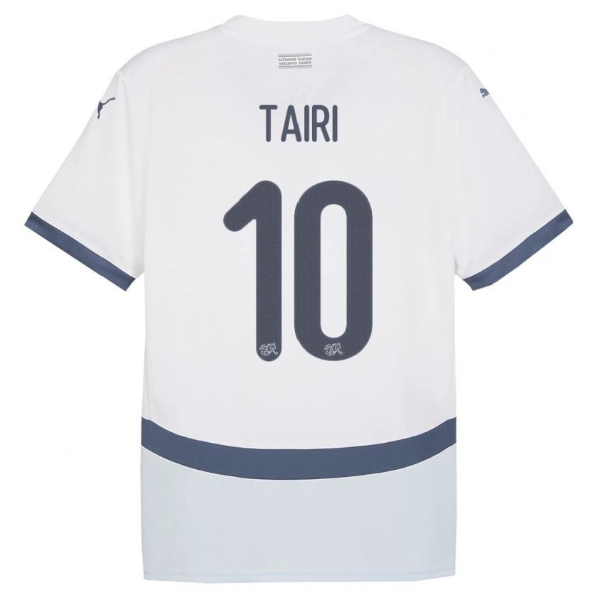 DanxenキッズスイスZidan Tairi#10白アウェイシャツ24-26ジャージーユニフォーム