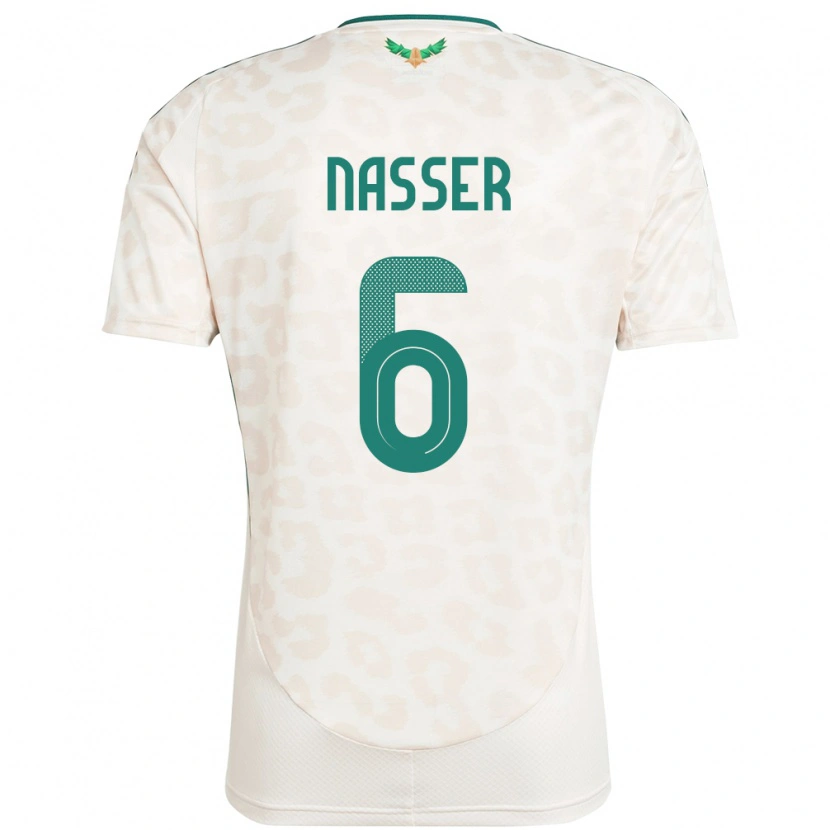 Danxenキッズサウジアラビアナーセル・アッ＝ドーサリー#6ホワイトアウェイシャツ24-26ジャージーユニフォーム