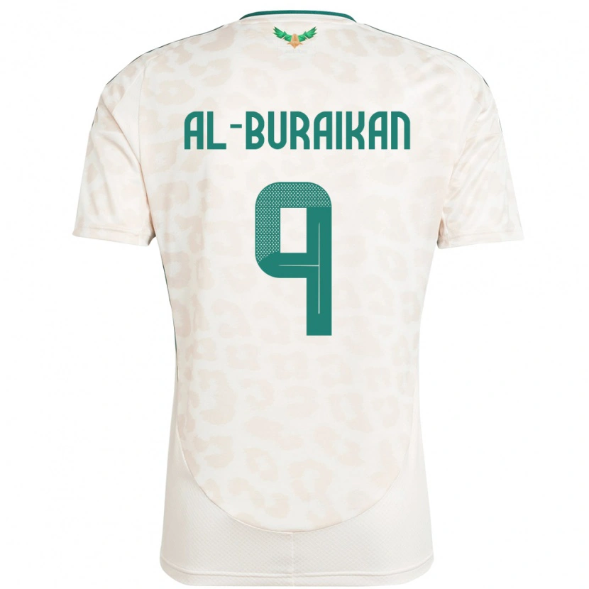 Danxenキッズサウジアラビアフィラース・アル＝ブライカーン#9ホワイトアウェイシャツ24-26ジャージーユニフォーム