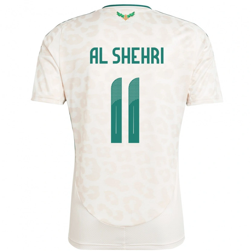 Danxenキッズサウジアラビアサレー・アル・シェフリ#11ホワイトアウェイシャツ24-26ジャージーユニフォーム