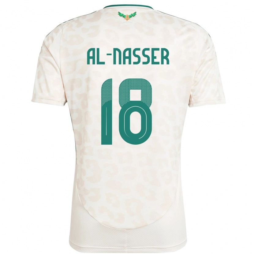 Danxenキッズサウジアラビアサアド・ファハド・アル・ナーサル#18ホワイトアウェイシャツ24-26ジャージーユニフォーム