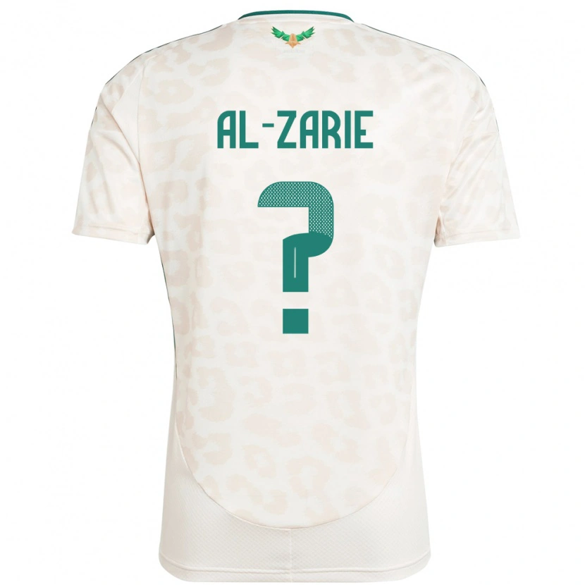 DanxenキッズサウジアラビアHussain Al-Zarie#0ホワイトアウェイシャツ24-26ジャージーユニフォーム