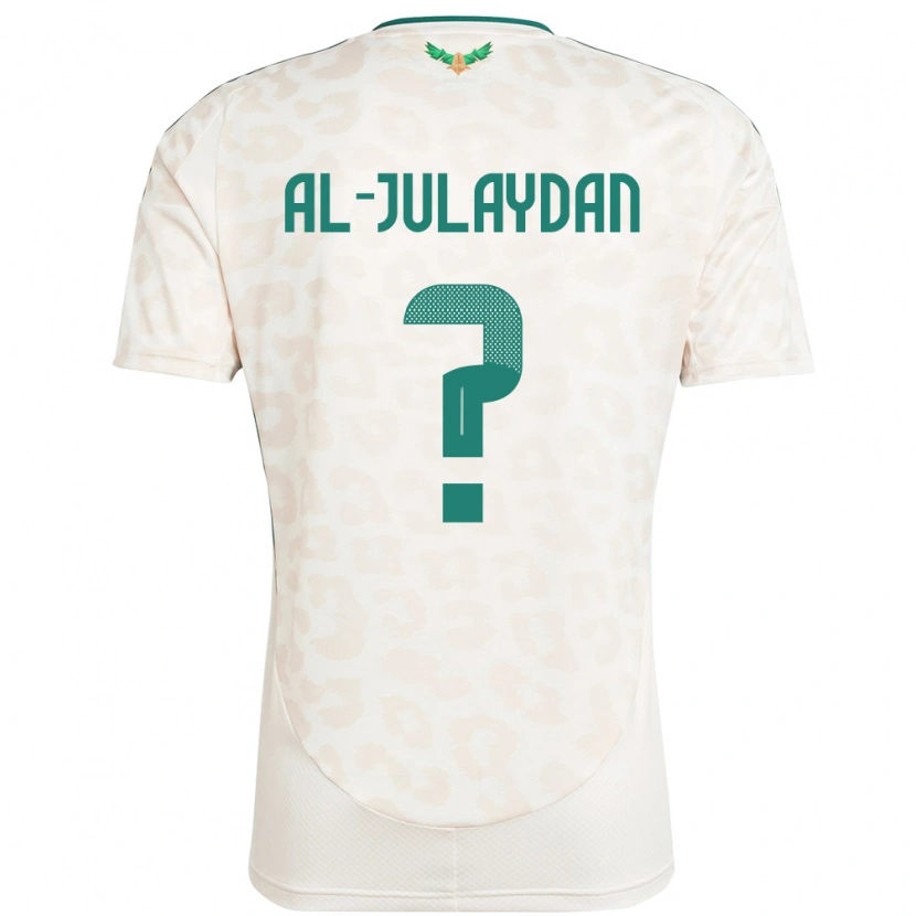 DanxenキッズサウジアラビアAhmed Al-Julaydan#0ホワイトアウェイシャツ24-26ジャージーユニフォーム