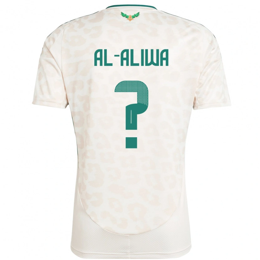 DanxenキッズサウジアラビアAbdulaziz Al-Aliwa#0ホワイトアウェイシャツ24-26ジャージーユニフォーム