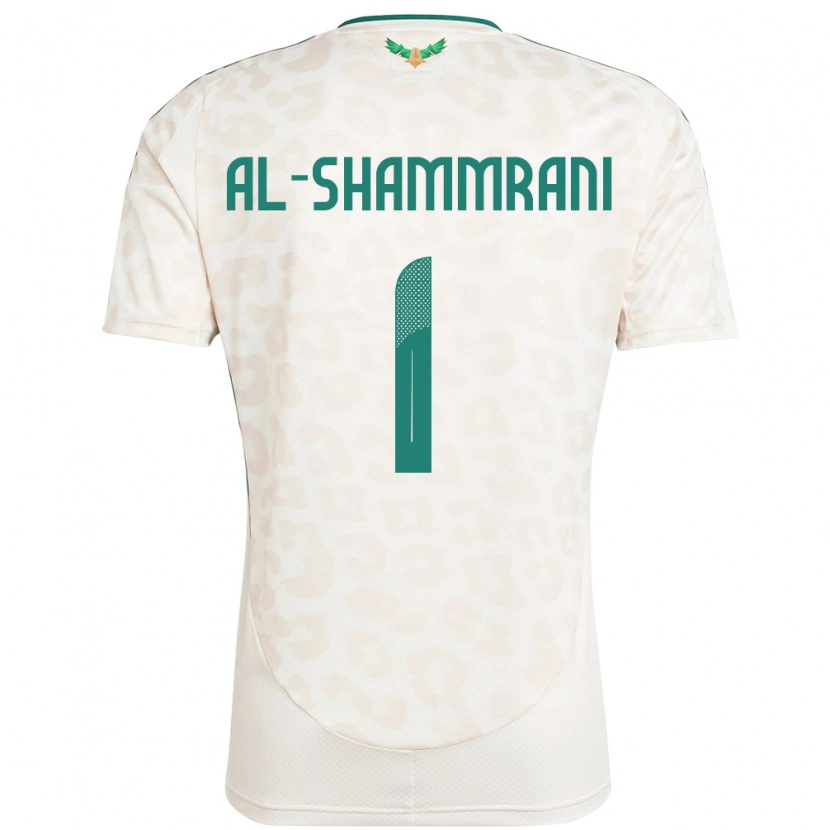 DanxenキッズサウジアラビアFaisal Al-Shammrani#1ホワイトアウェイシャツ24-26ジャージーユニフォーム