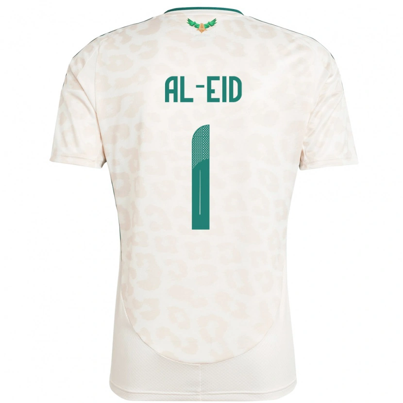 DanxenキッズサウジアラビアMousa Al-Eid#1ホワイトアウェイシャツ24-26ジャージーユニフォーム