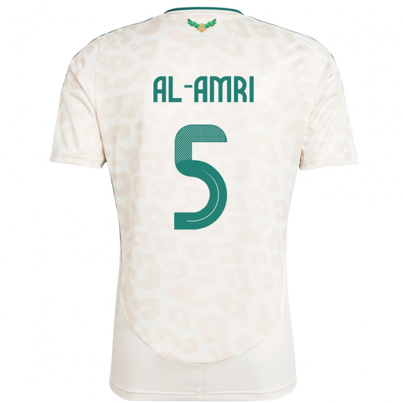 DanxenキッズサウジアラビアHusam Al-Amri#5ホワイトアウェイシャツ24-26ジャージーユニフォーム