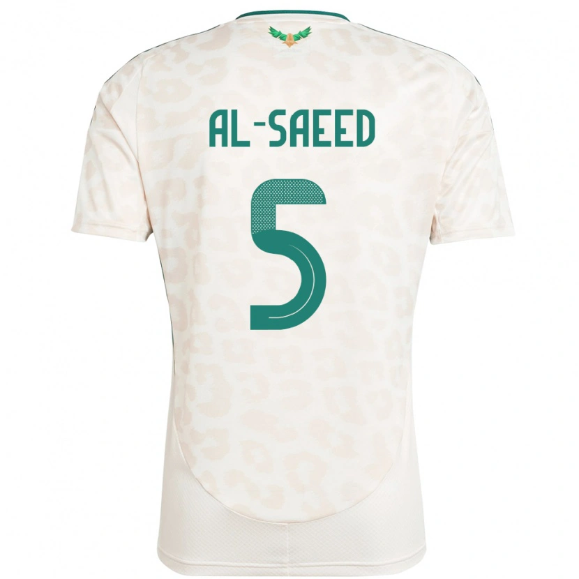 DanxenキッズサウジアラビアTurki Al-Saeed#5ホワイトアウェイシャツ24-26ジャージーユニフォーム