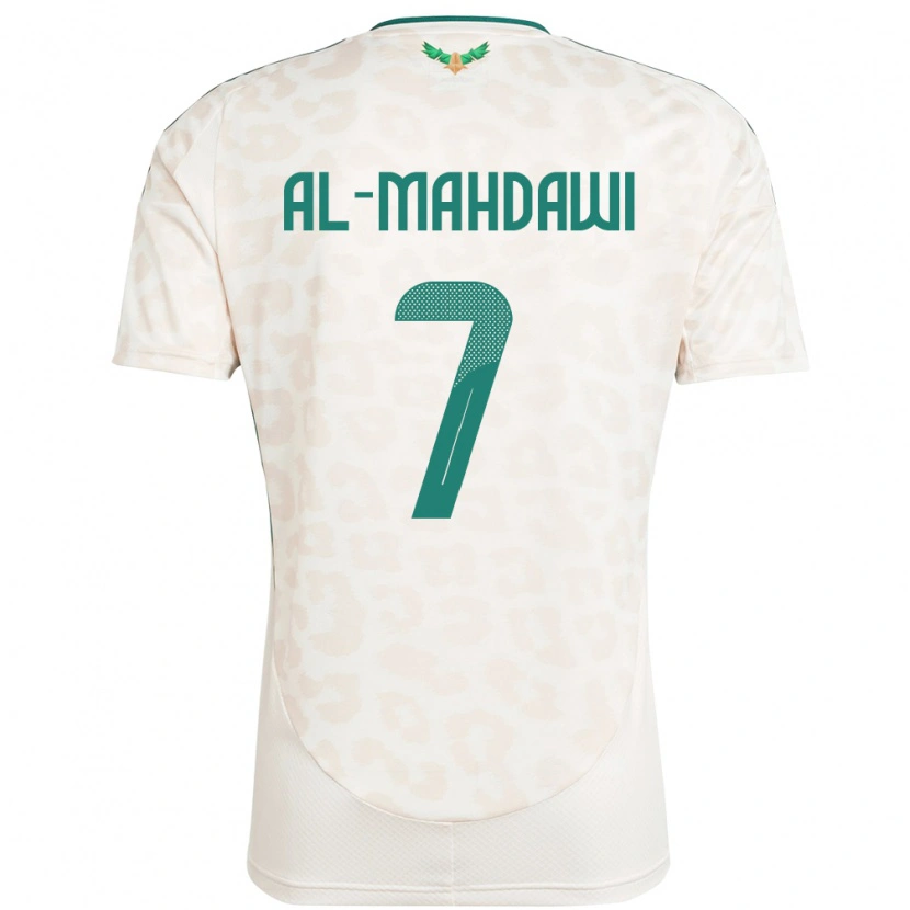DanxenキッズサウジアラビアAli Al-Mahdawi#7ホワイトアウェイシャツ24-26ジャージーユニフォーム