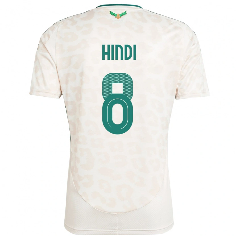 DanxenキッズサウジアラビアAnas Hindi#8ホワイトアウェイシャツ24-26ジャージーユニフォーム