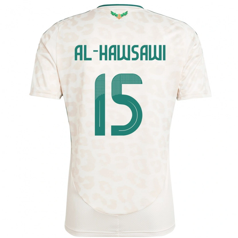 DanxenキッズサウジアラビアSuhayb Al-Hawsawi#15ホワイトアウェイシャツ24-26ジャージーユニフォーム