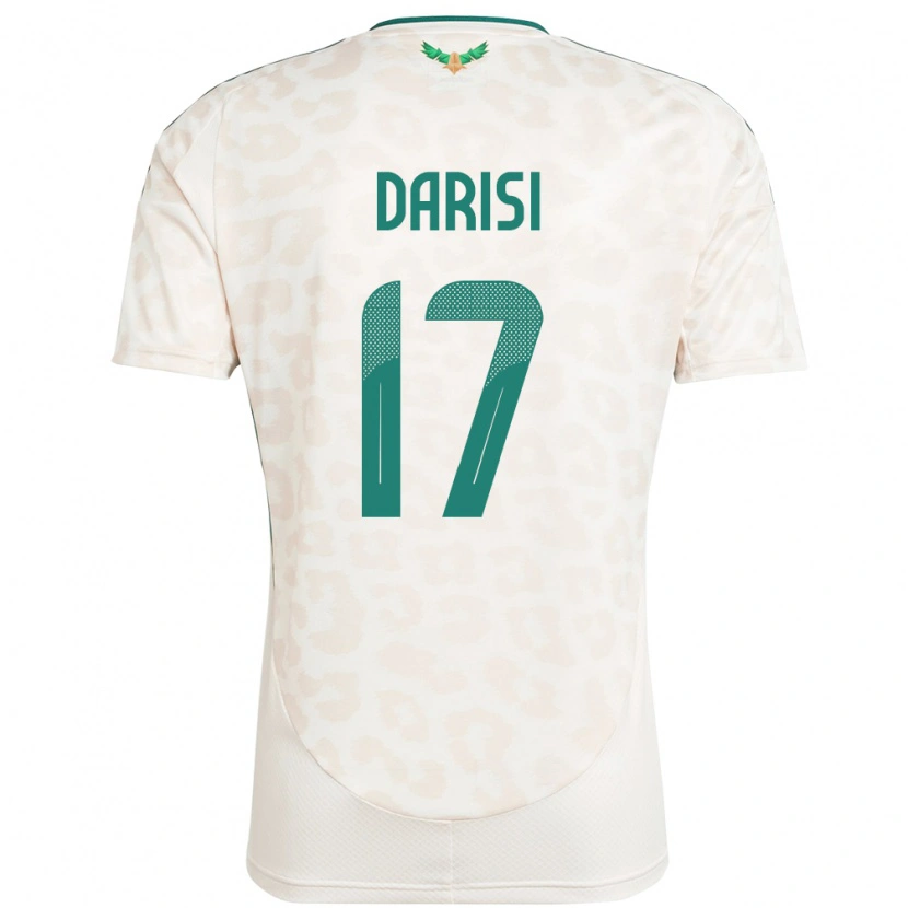 DanxenキッズサウジアラビアAbdulkarim Darisi#17ホワイトアウェイシャツ24-26ジャージーユニフォーム