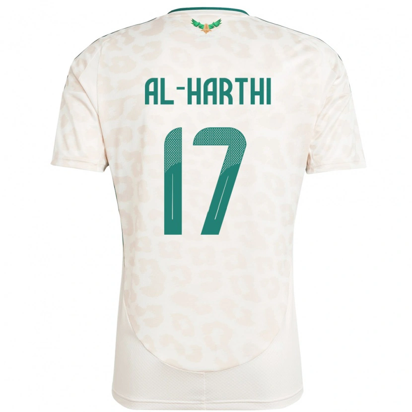 DanxenキッズサウジアラビアAdel Al-Harthi#17ホワイトアウェイシャツ24-26ジャージーユニフォーム