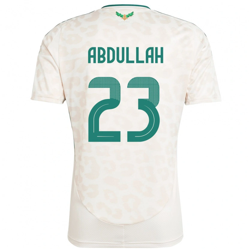 DanxenキッズサウジアラビアNawaf Abdullah#23ホワイトアウェイシャツ24-26ジャージーユニフォーム