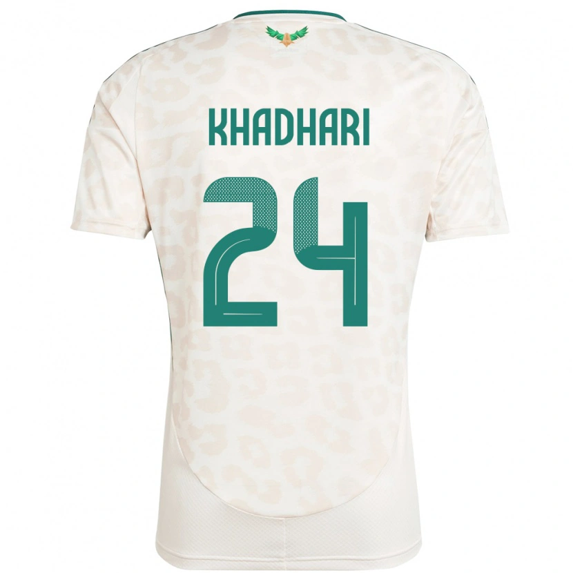 DanxenキッズサウジアラビアMurad Khadhari#24ホワイトアウェイシャツ24-26ジャージーユニフォーム