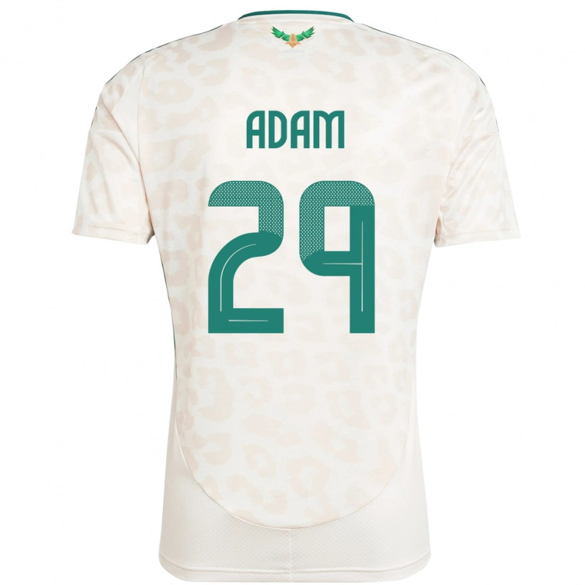 DanxenキッズサウジアラビアHamed Adam#29ホワイトアウェイシャツ24-26ジャージーユニフォーム