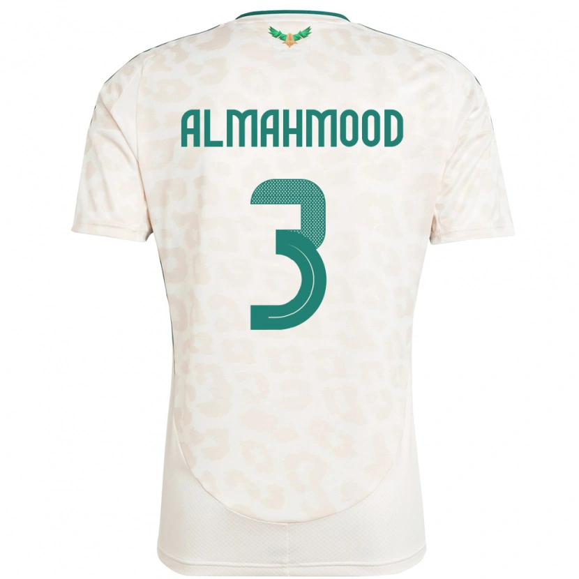 DanxenキッズサウジアラビアMohammed Almahmood#3ホワイトアウェイシャツ24-26ジャージーユニフォーム