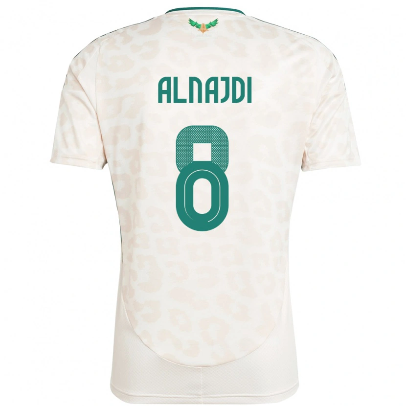 DanxenキッズサウジアラビアSalem Alnajdi#8ホワイトアウェイシャツ24-26ジャージーユニフォーム