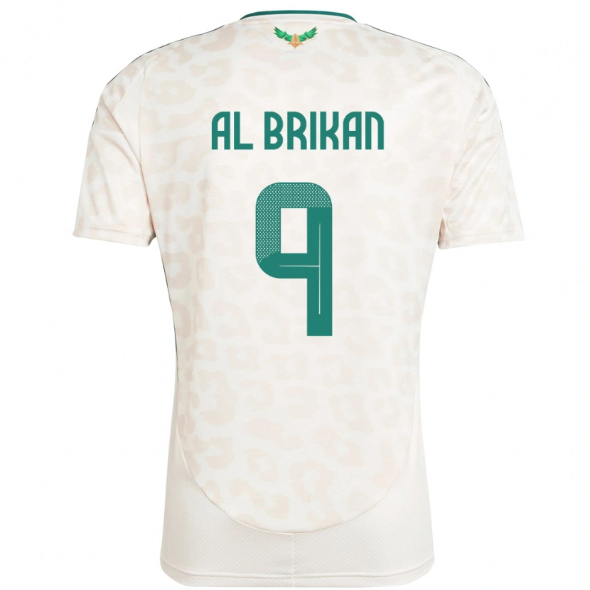 Danxenキッズサウジアラビアフィラース・アル＝ブライカーン#9ホワイトアウェイシャツ24-26ジャージーユニフォーム